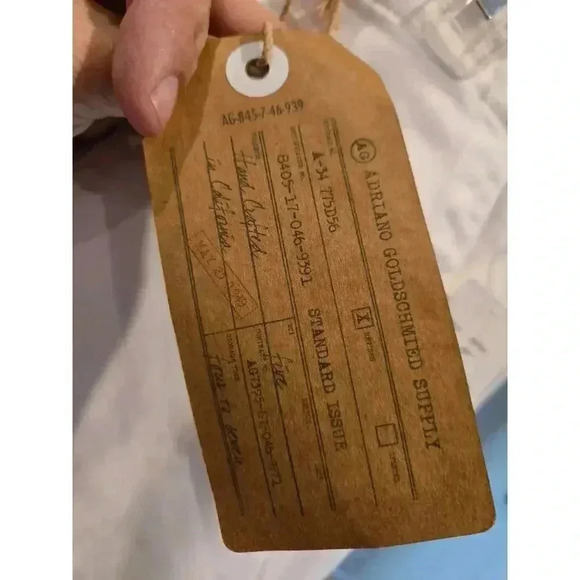 Adriano Goldschmied Women's White Capri Pants M Patch Pocket Casual - Picture 5 of 15